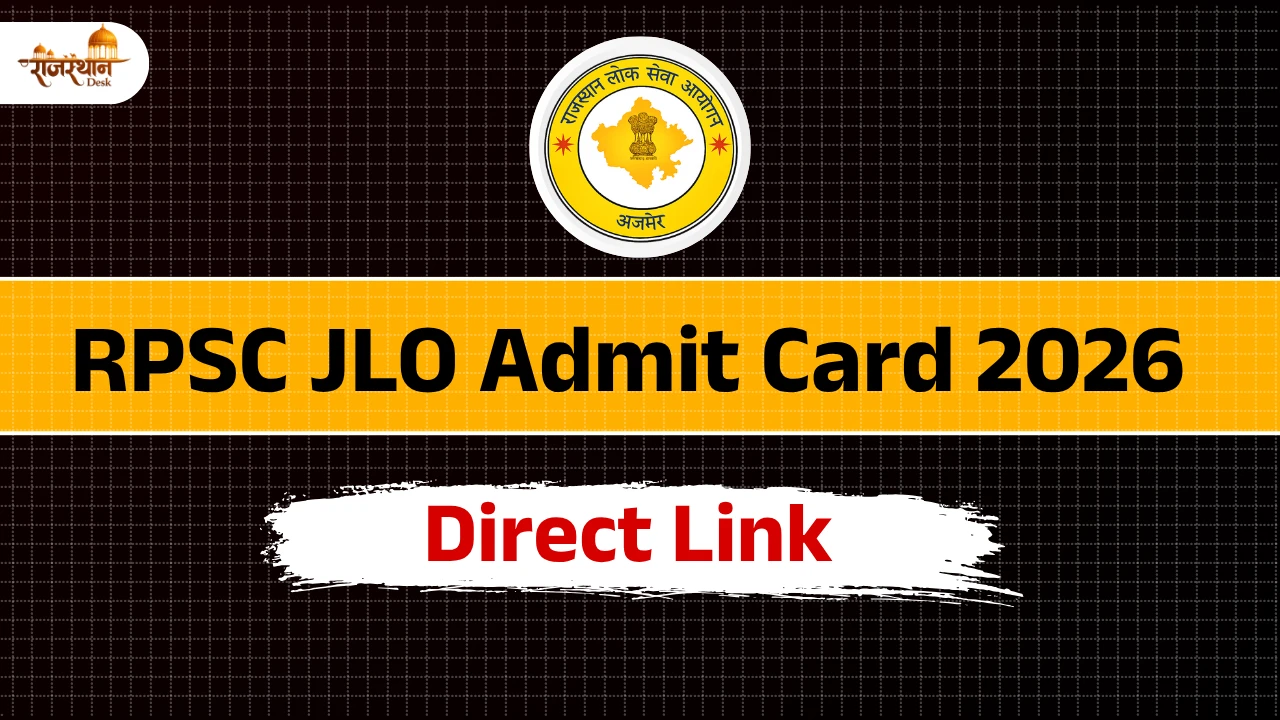 RPSC JLO Admit Card 2026